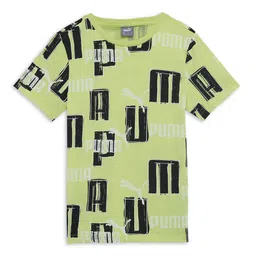 Puma Boys Logo Lab Youth Printed Cotton T-Shirt-image-45