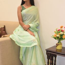 PRETTY PALLU Embellished Embroidered Saree-image-21