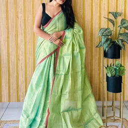 Anouk Woven Design Tissue Saree-image-67