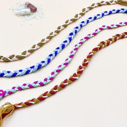 Sangria Unisex Assorted Thread Rakhi-image-1