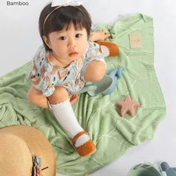 THE PLUSH CLUB Green Bamboo Single Bed Blanket-image-94