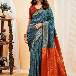 KALINI Woven Design Zari Banarasi Saree-image-87