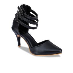 VALIOSAA Slim Heeled Pumps with Buckles-43