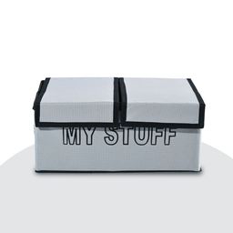 Kuber Industries Grey Set of 4 Regular Multi-Utility Organisers image 2