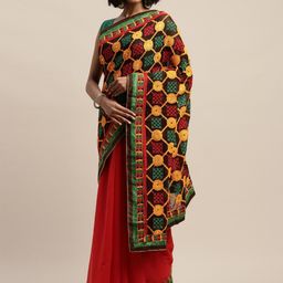 KALINI Embroidered  Half and Half Saree-image-89