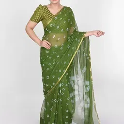 Reboot Fashions Bandhani Pure Chiffon Bandhani Saree-picture-25