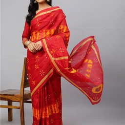 RATAN Bandhani Pure Cotton Saree-picture-39