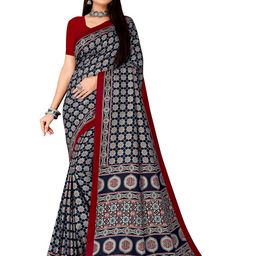VIMLA Ethnic Motifs Printed Mysore Silk Saree-image-48