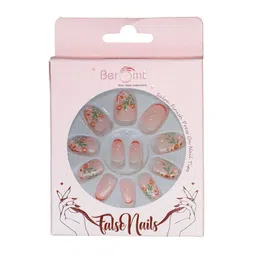 BEROMT Set Of 12 Salon Finish Press On Nail Tip With Application Kit -Shade - 360 image 1