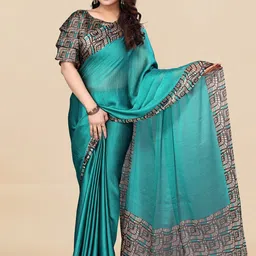 MIRCHI FASHION Printed Border Saree-picture-51