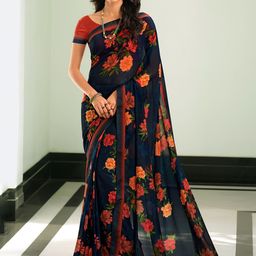 VAIRAGEE Floral Printed Saree-image-38