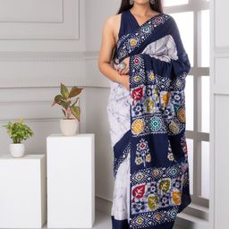 KALINI Printed Pure Cotton Saree-image-33