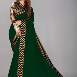 Flip The Style Woven Design Zari Pure Georgette Bhagalpuri Saree-image-30