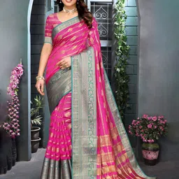 vj fashion Ethnic Woven Design Zari Banarasi Saree-picture-29