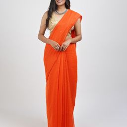 TEEJH Embellished Sequinned Silk Cotton Saree-picture-21