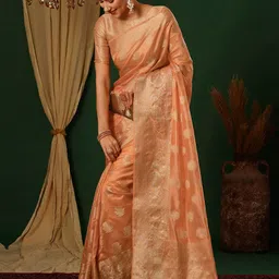 Satrani Zari Woven Design Banarasi Saree-picture-37