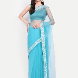 BARKIYA CREATION Aari Work Saree image 1