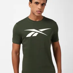 Reebok Gs Vector Printed Pure Cotton Slim-Fit T-Shirt-image-10