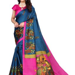KALINI Ethnic Motifs Printed Zari Kanjeevaram Saree-23