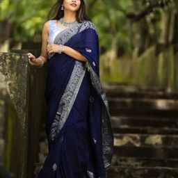 KALINI Ethnic Motifs Woven Design Zari Kanjeevaram Saree-25