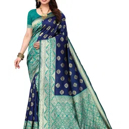 Varanga Ethnic Motif Zari Woven Kanjeevaram Saree-picture-16