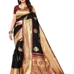 KALINI Ethnic Motifs Zari Kanjeevaram Saree-image-39