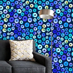 ArtzFolio Printed UV-Resistant Anti-Bacterial Watercolor Geometrical Shapes Peel & Stick Wallpaper-image-69
