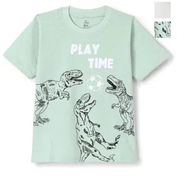 FUNKRAFTS Boys Pack Of 3 Graphic Printed Round Neck Cotton T-shirts-56