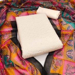 Rangtulika Ethnics Embellished Unstitched Dress Material-picture-17