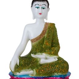 Aura White Buddha Idol Showpiece-image-70