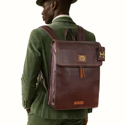 Hidesign Men Solid Leather Messenger Bag-35