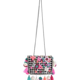 BohoGirl Women Swagger Self Design Fringed Embellished Sling Bag-image-33