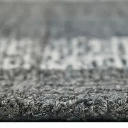 saraswatii global Grey Checked Hand-Tufted Woollen Carpet image 3