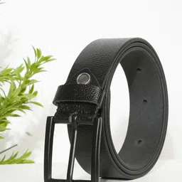 Kosher Men Textured Leather Belt-image-9