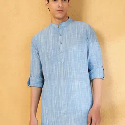 Fabindia Men Thread Work Kurta-image-66