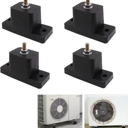 TAFTA Sigma Rubber Mounting Bush for Condensing Units (Black) - 4pcs Set Rubber Furniture Caster-image-75