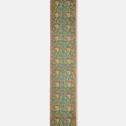 Fabindia Teal & Pink Floral Printed Pure Cotton TableRunner-image-84