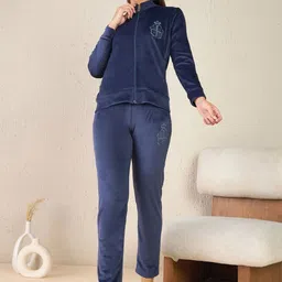 Sweet Dreams Women High Neck Night Suits-picture-12
