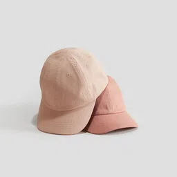 H&M 2-Pack Cotton Twill Caps-image-60