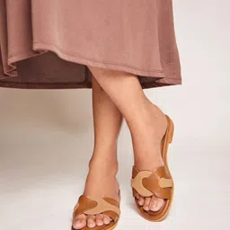 CAI Women Open Toe Slip-On Flats-picture-14