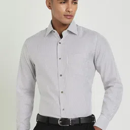 Allen Solly Sport Men Spread Collar Striped Cotton Formal Shirt-image-78