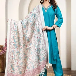 Anouk Rustic Women Solid Kurta with Trouser & Dupatta-picture-23