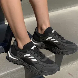 COGS Black Mesh Casual Shoes-21