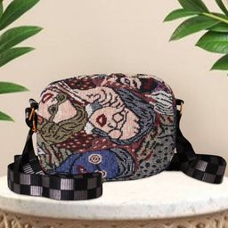 BANDICOOT PU Structured Sling Bag with Quilted image 3