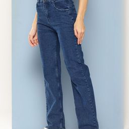 CORSICA Women Blue Casual Solid Cotton Stretchable Denim Jeans-picture-26