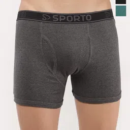 Sporto by Macho Pack Of 3 Mid-Rise Trunks-picture-1