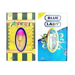 RAVIOUR LIFESTYLE Set of Blue Lady & Aseel Alcohol-Free Attar Roll-On - 8 ml each-52