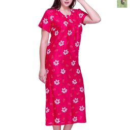 TRUDO Printed Maxi Nightdress-image-49