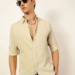 Thomas Scott Men Premium Slim Fit Opaque Casual Shirt-image-78