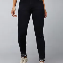 DOLCE CRUDO Women Slim Fit High-Rise Stretchable Jeans-picture-33